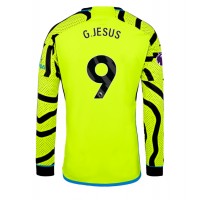 Moški Nogometni dresi Arsenal Gabriel Jesus #9 Gostujoči 2023-24 Dolgi Rokav
